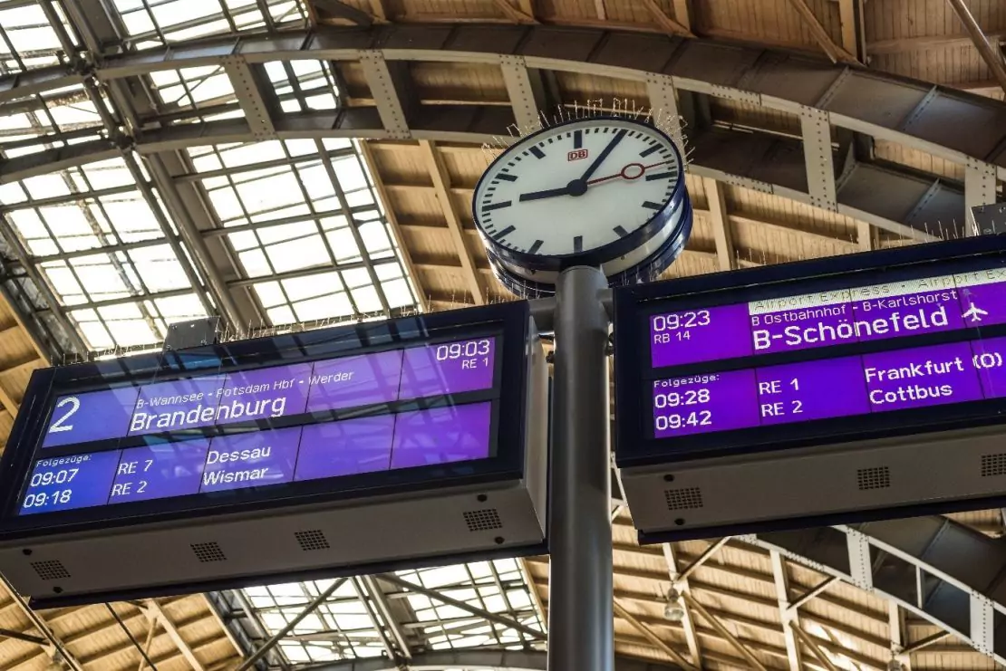 ¿Qué es NTP? Tiempo exacto en la estación de tren